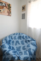 Hebrew Shell Throw Blanket
