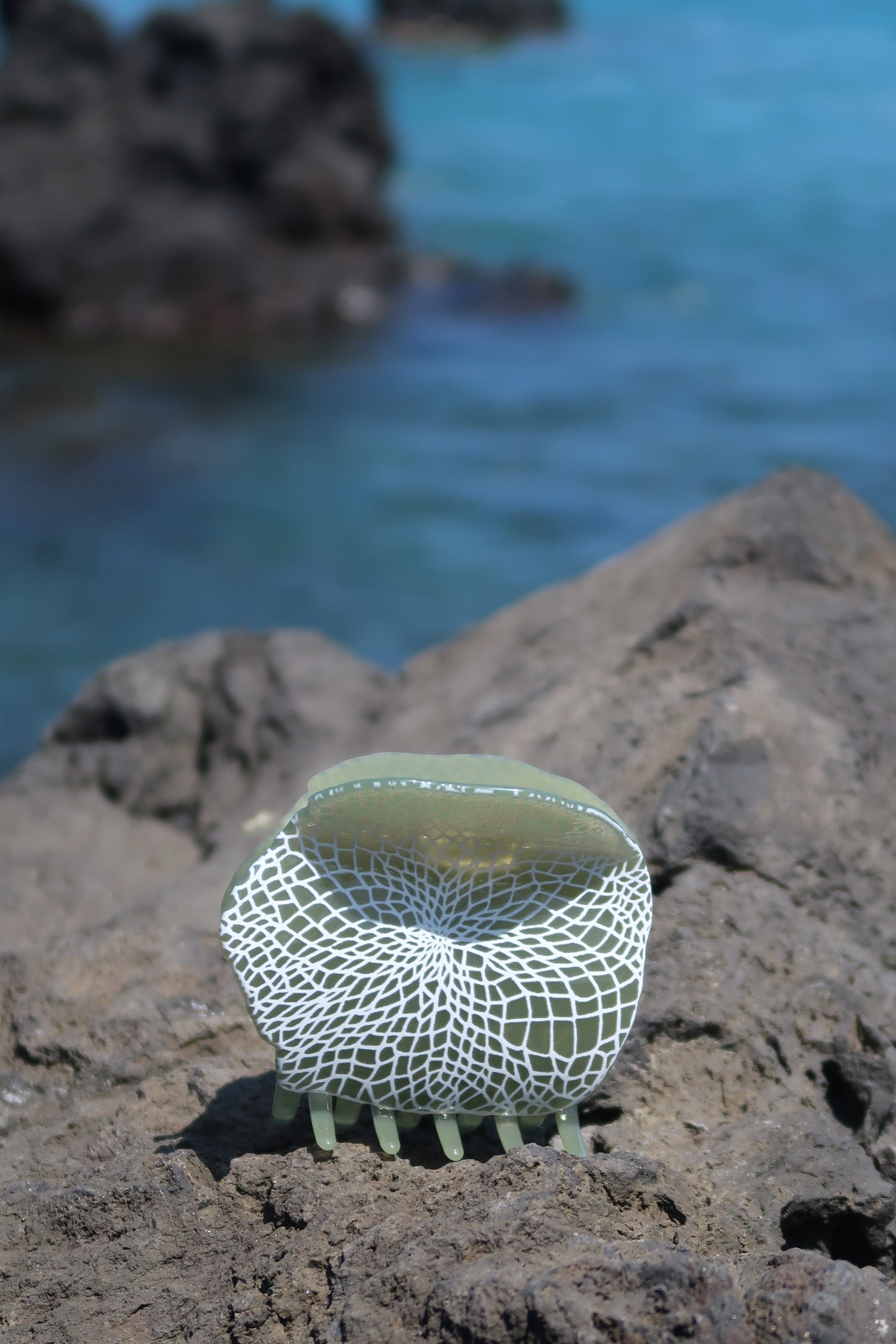 'Upena Hair Clip - Green