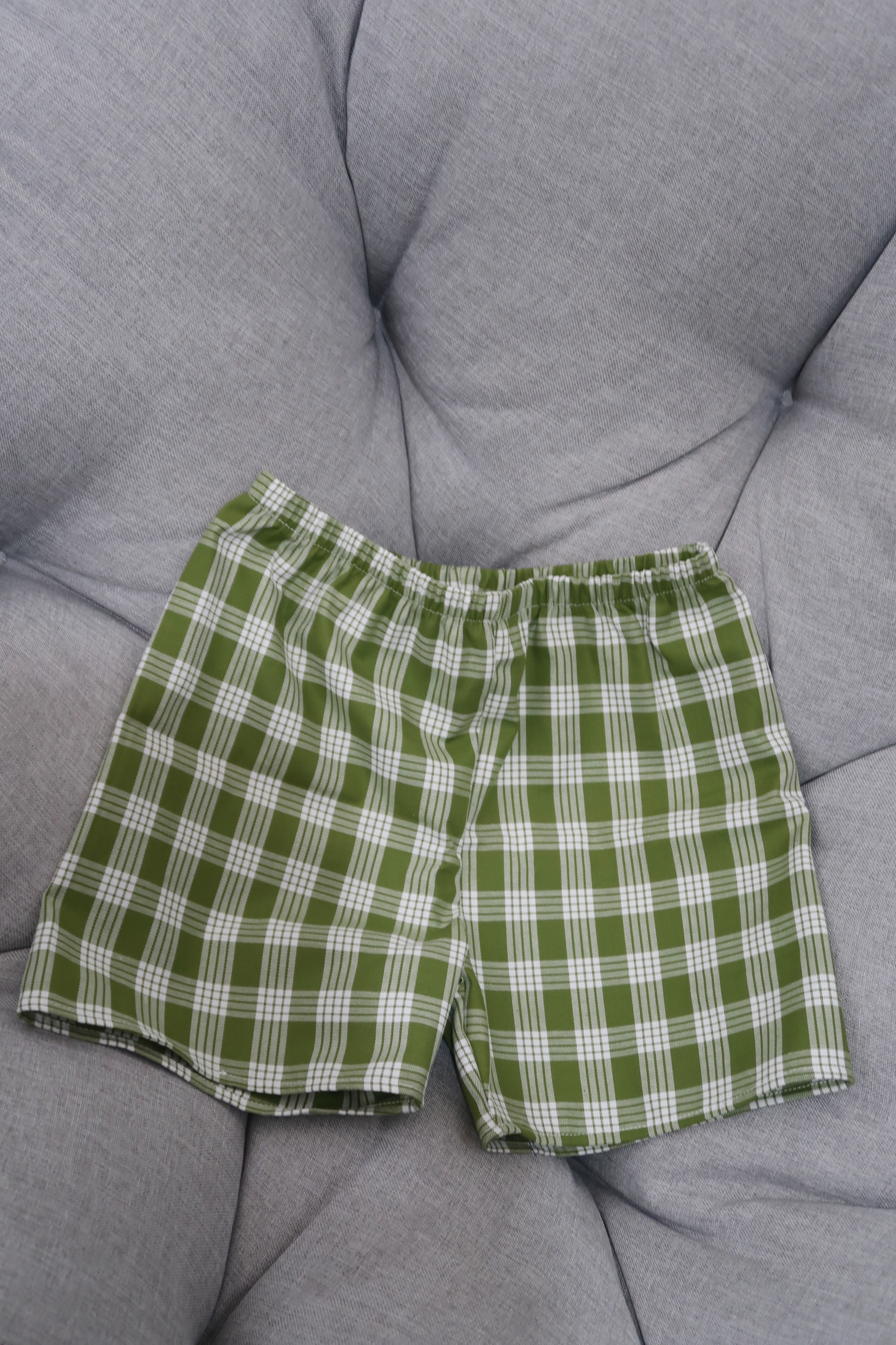 Keiki Palaka Shorts in Olive
